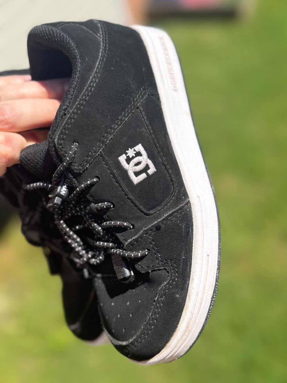DC Court Graffik Youth 1 Black Skate Shoes Y2K Skater Streetwear Kid 3711
